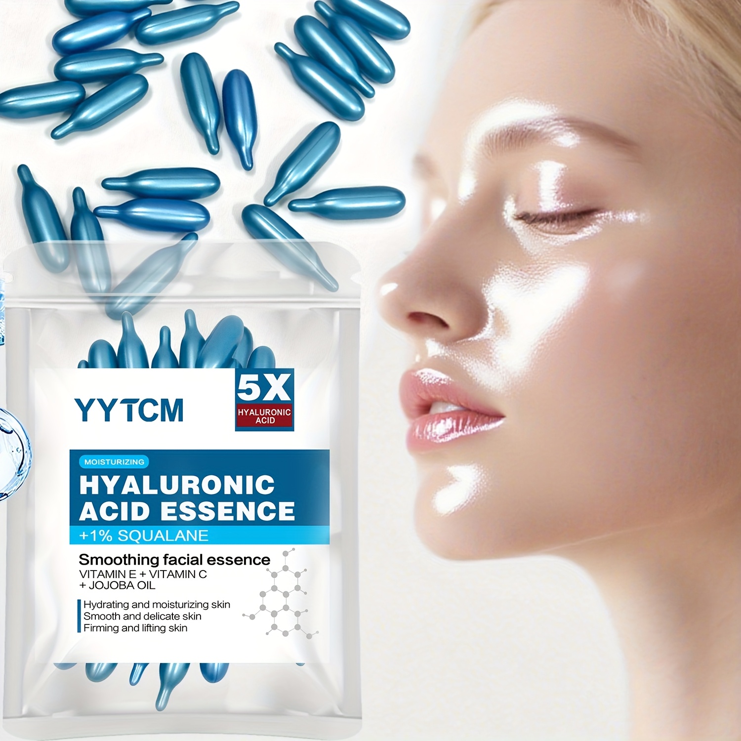 Luxury Skincare Brands - Hyaluronic Acid Deep Moisturizing Capsule Essence,